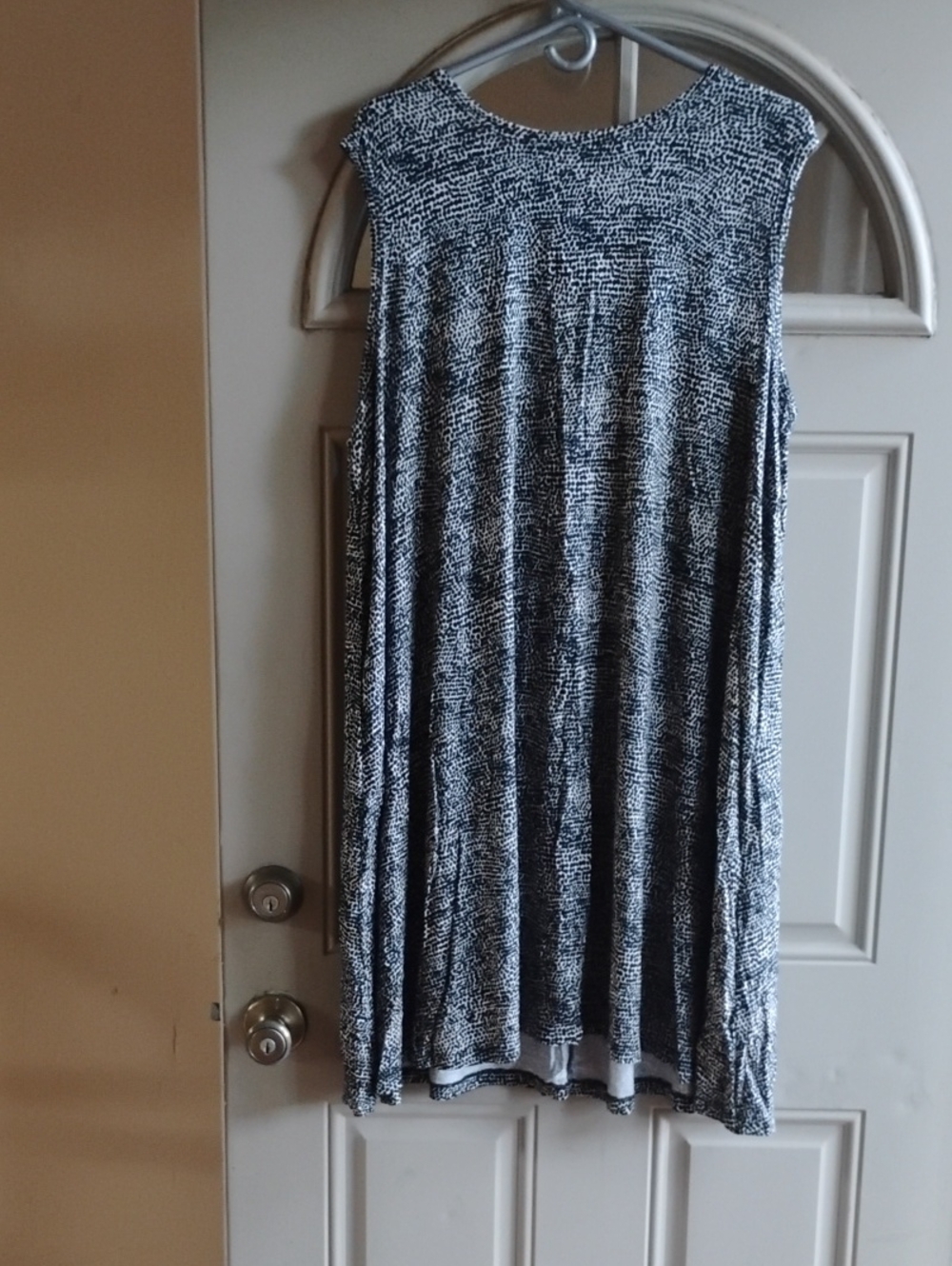 Philosophy Black and White Sleeveless Swing Dress